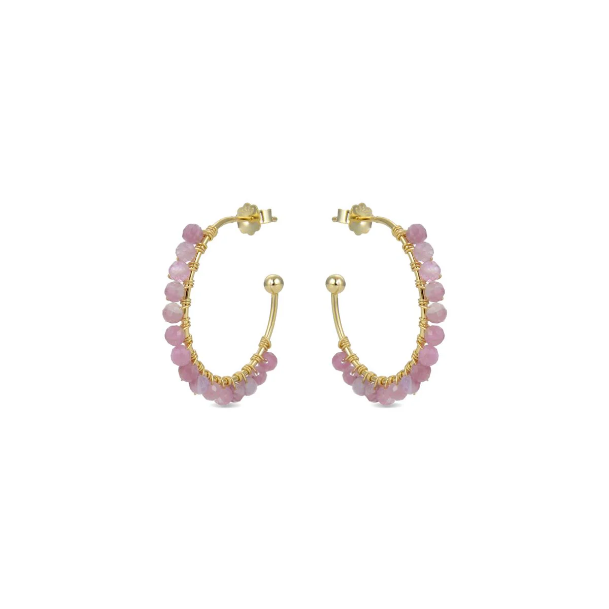 Pendientes Stye Plata De Ley 925 - Stye ROSA - Image 2