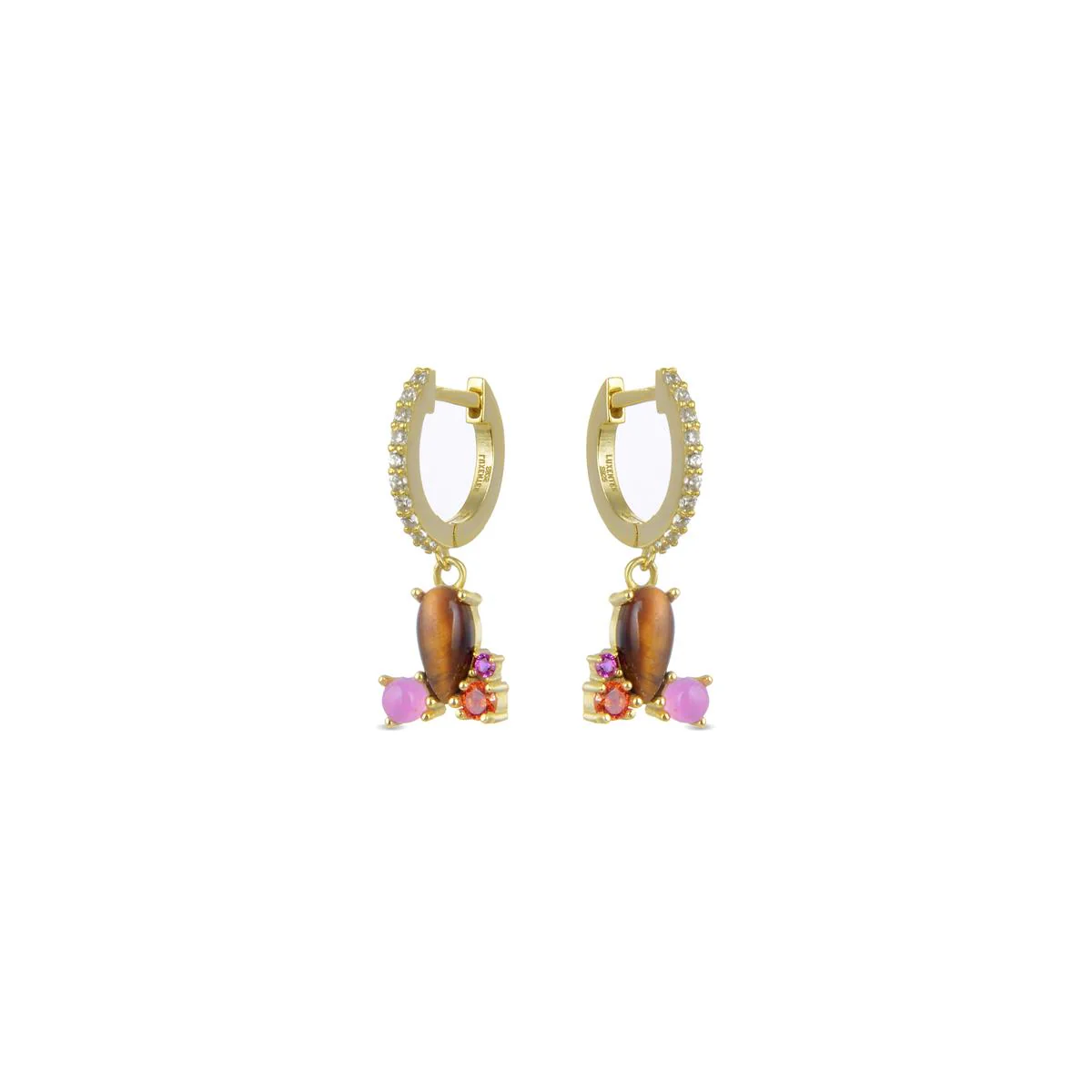 Pendientes Sulich Plata De Ley 925 - Sulich MARRON - Image 2