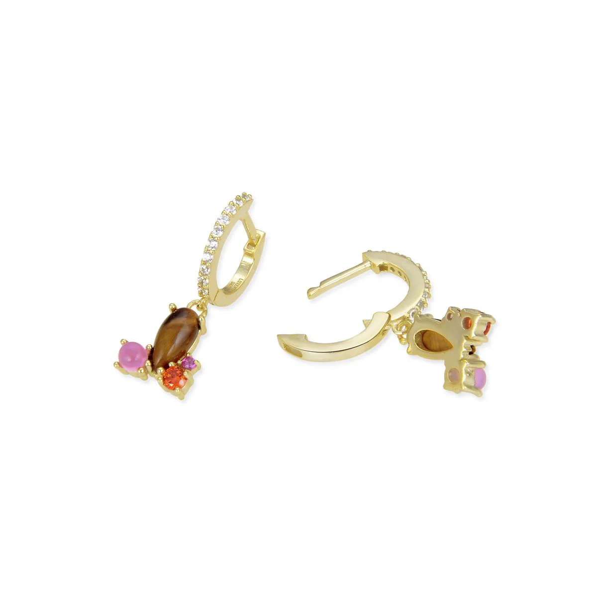 Pendientes Sulich Plata De Ley 925 - Sulich MARRON - Image 3
