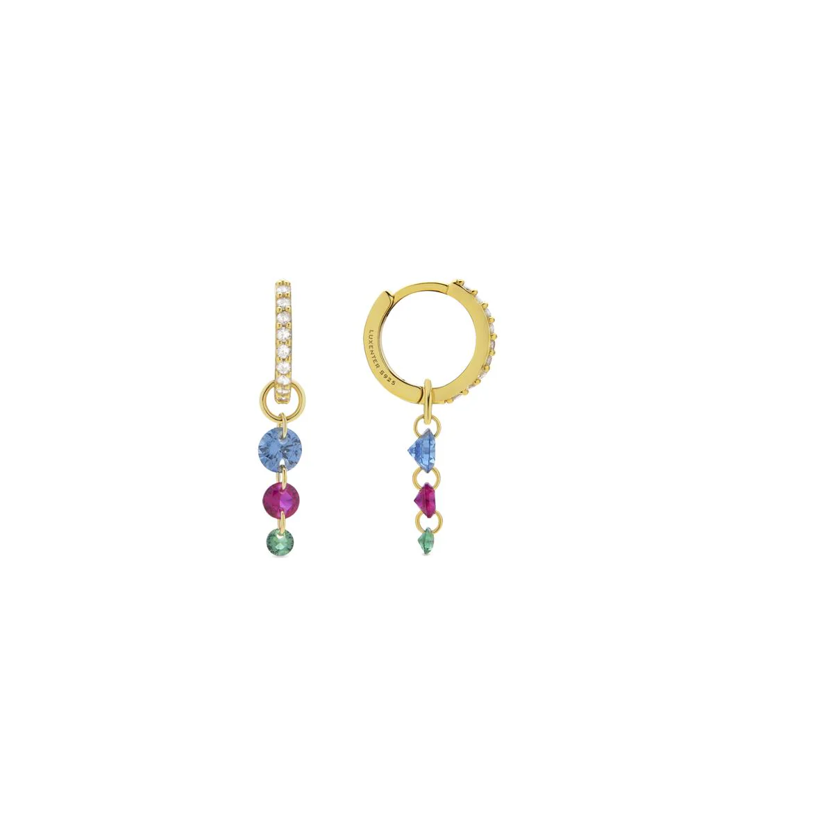 Pendientes Sumju Plata de Ley 925 - Sumju MULTICOLOR