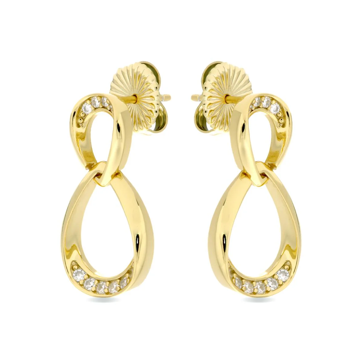 Pendientes Swali Plata De Ley 925 - Swali AMARILLO - Image 2