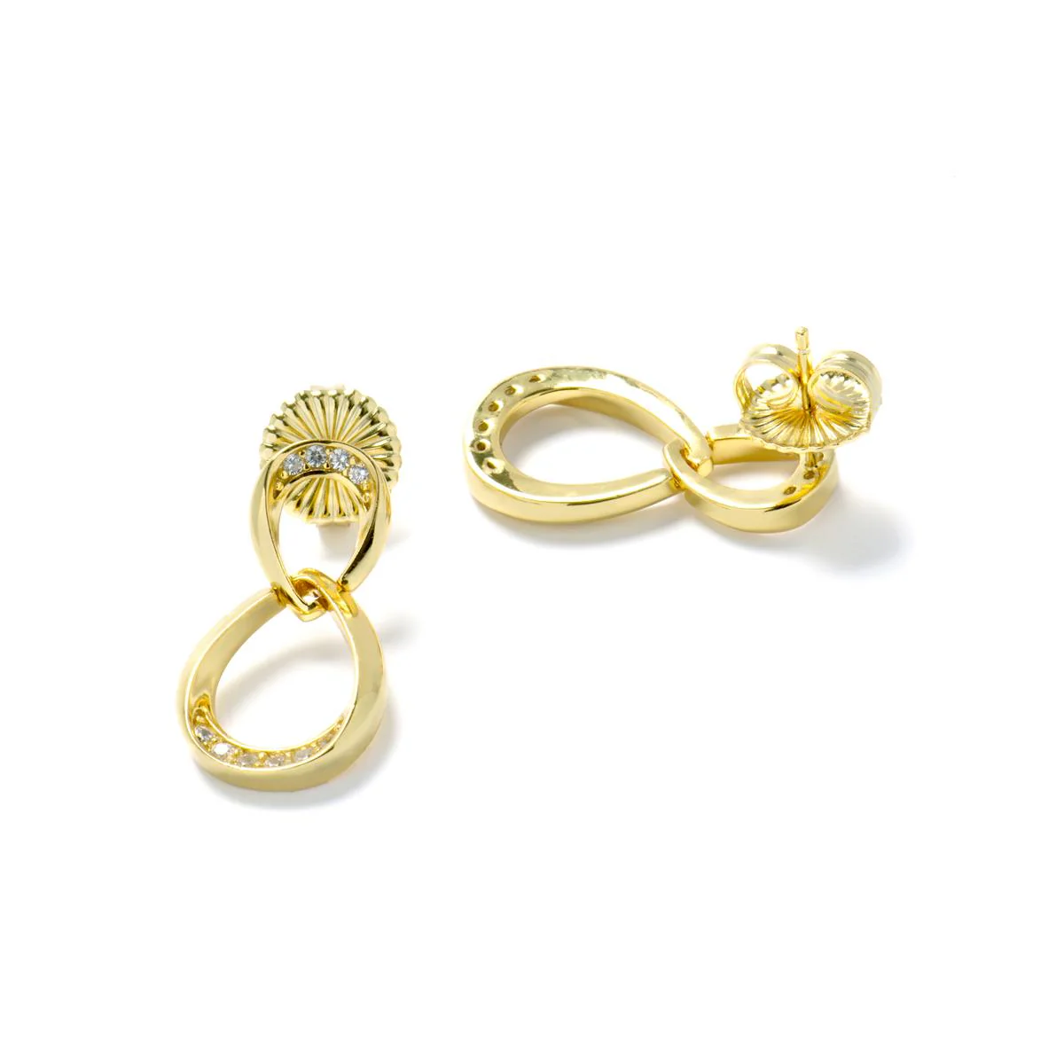 Pendientes Swali Plata De Ley 925 - Swali AMARILLO - Image 3