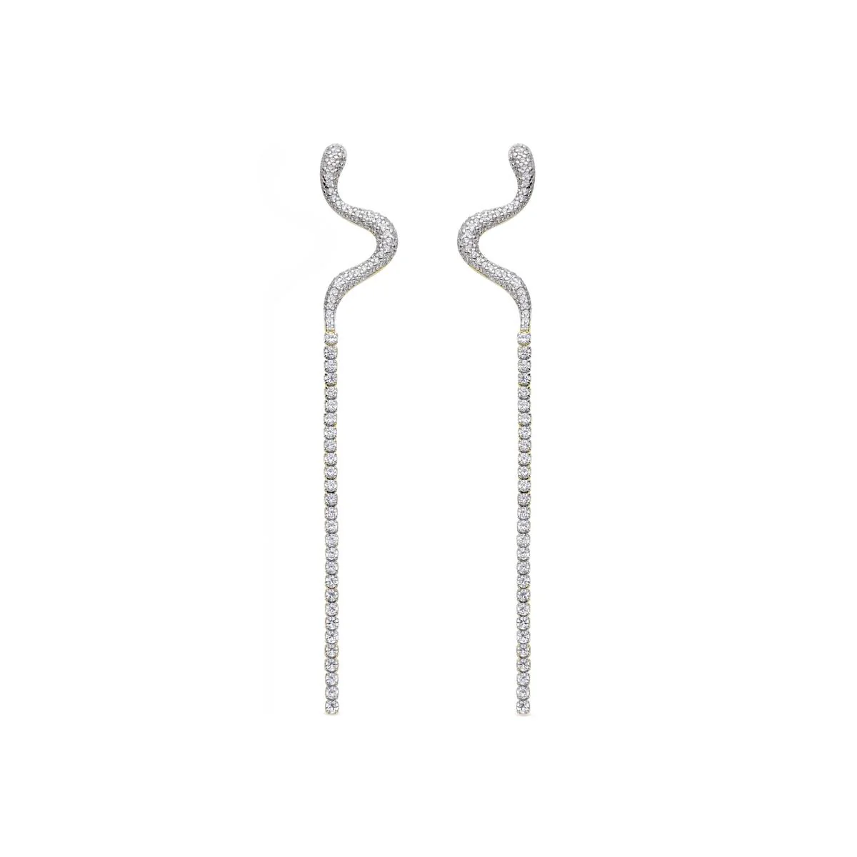 Pendientes Tallax Plata de Ley 925 - Tallax BLANCO