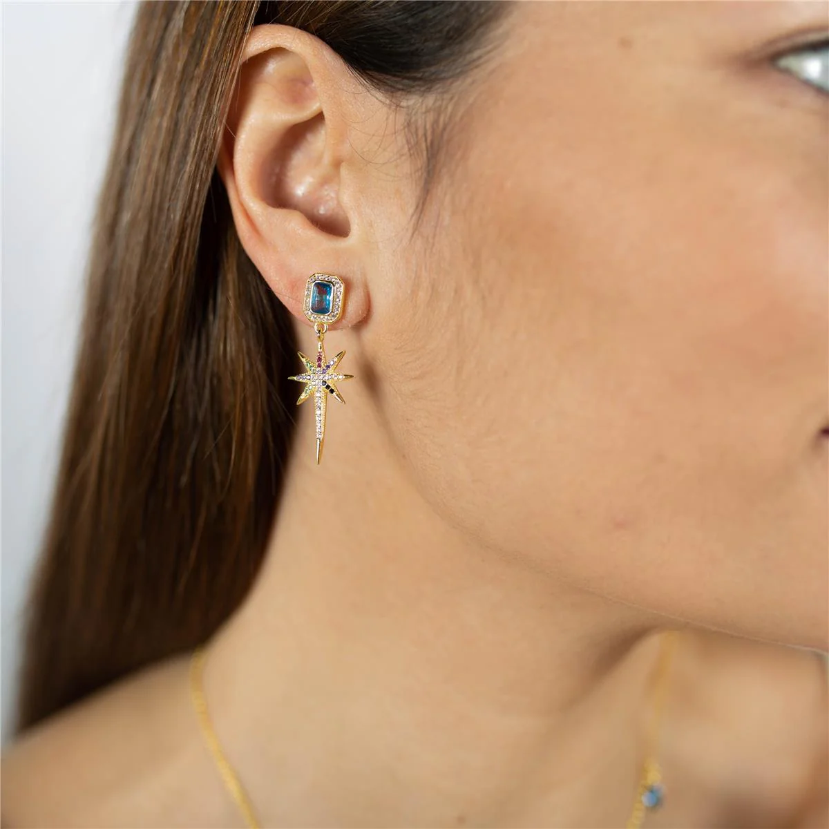 Pendientes Talzol Plata De Ley 925 - Talzol MULTICOLOR - Image 2