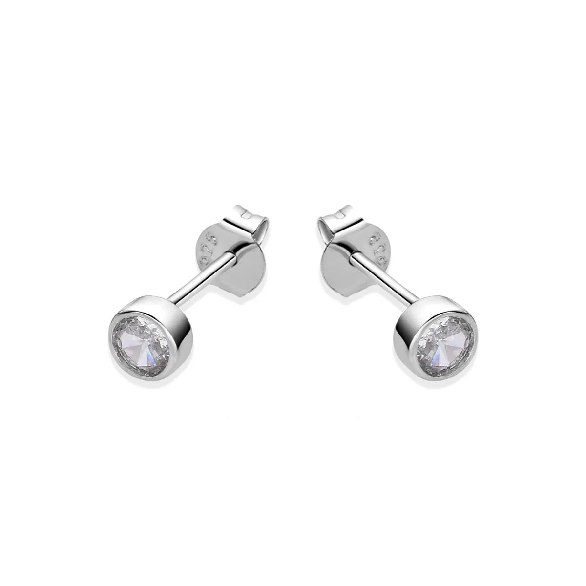 Pendientes Tamat Plata de Ley 925 - Tamat BLANCO - Image 2