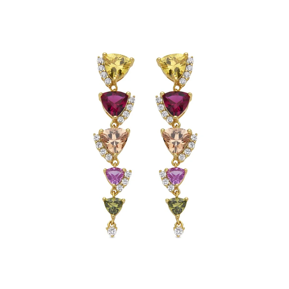 Pendientes Tamek Plata de Ley 925 - Tamek MULTICOLOR