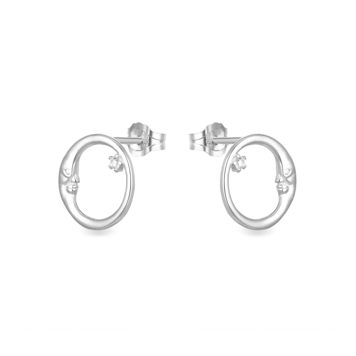 Pendientes Tamen Plata De Ley 925 - Tamen BLANCO - Image 2