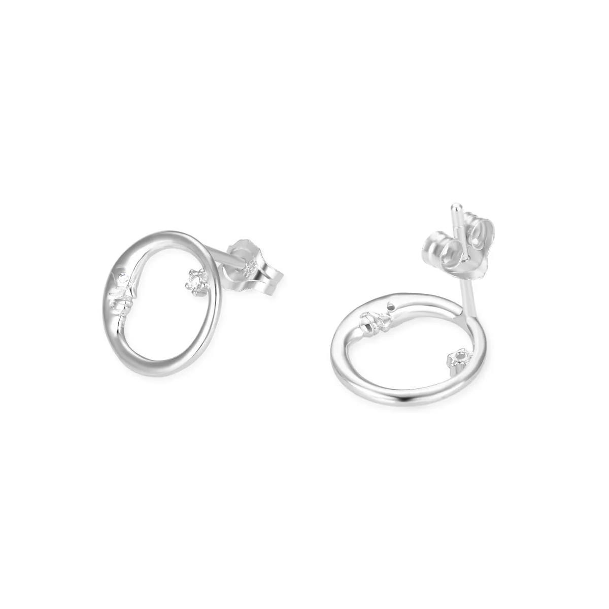 Pendientes Tamen Plata De Ley 925 - Tamen BLANCO - Image 3