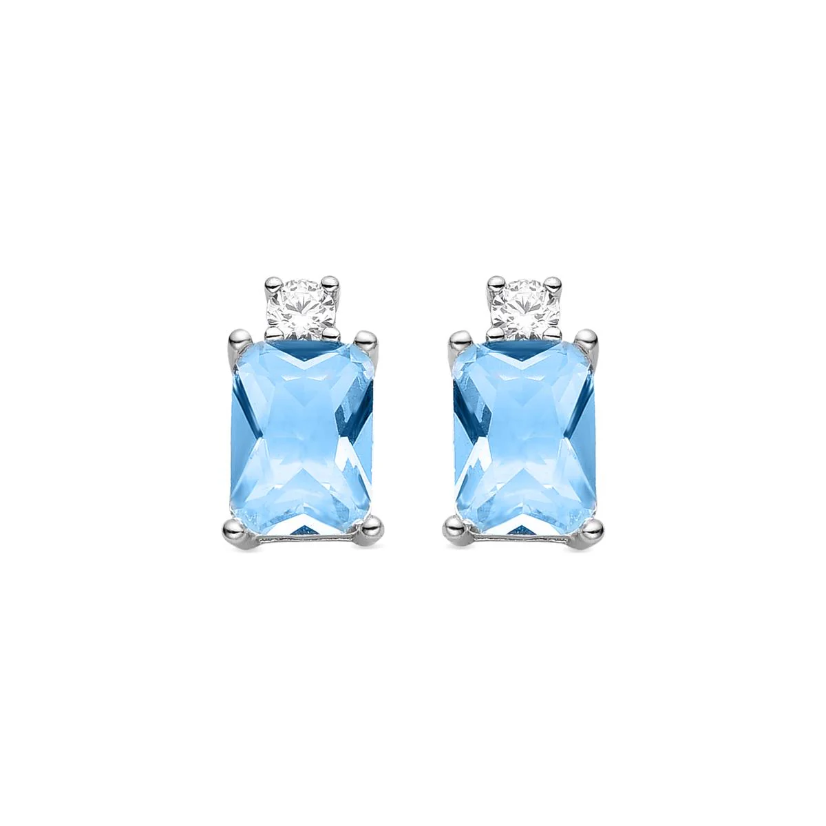 Pendientes Tany Plata De Ley 925 - Tany AZUL