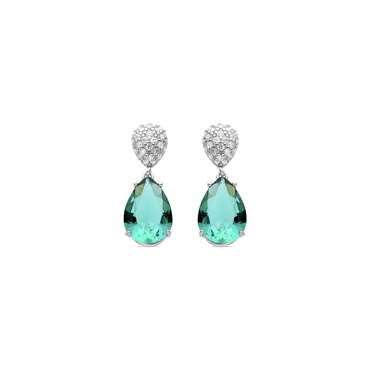 Pendientes Tayari Plata de Ley 925 - Tayari VERDE