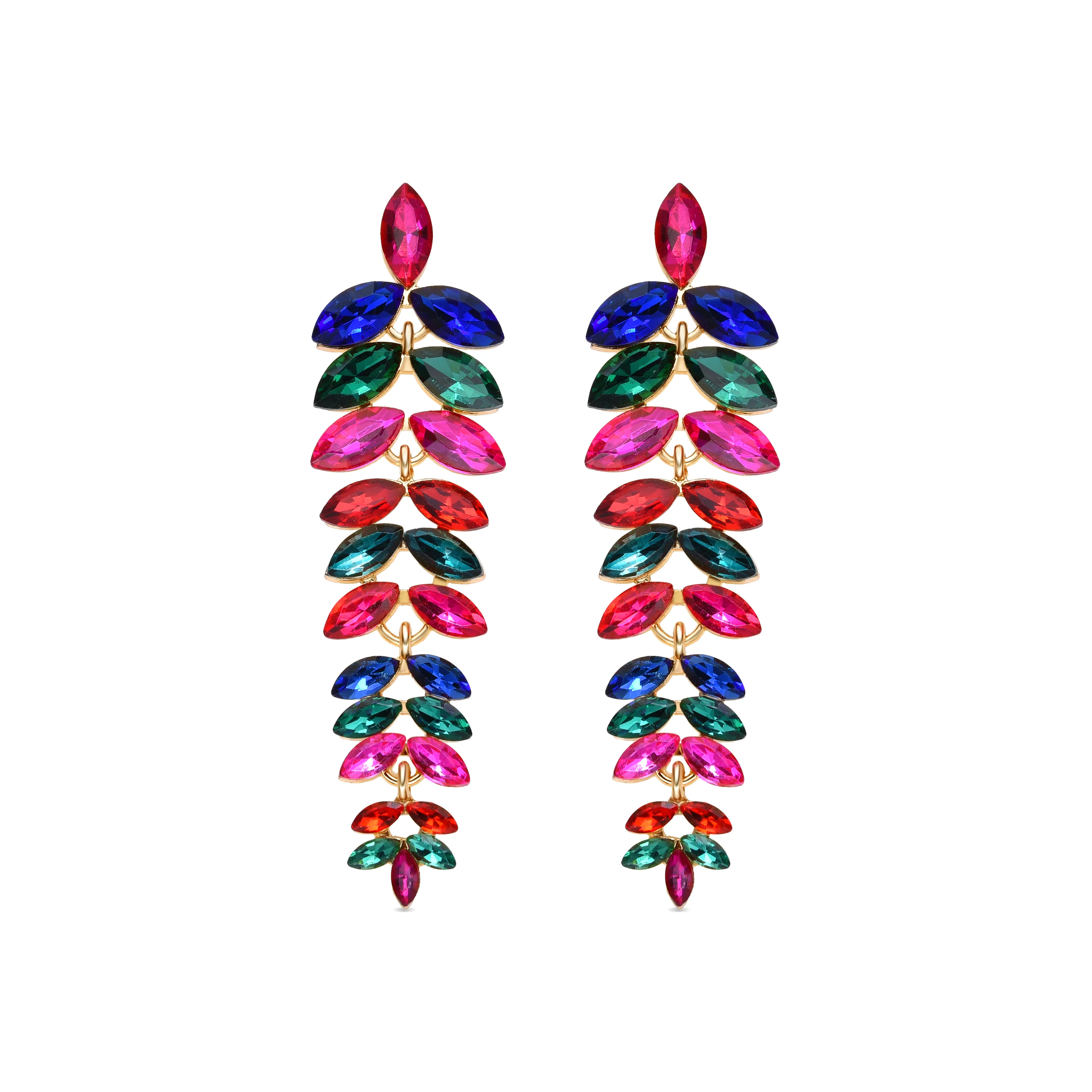 Pendientes Nex acabado oro 18k