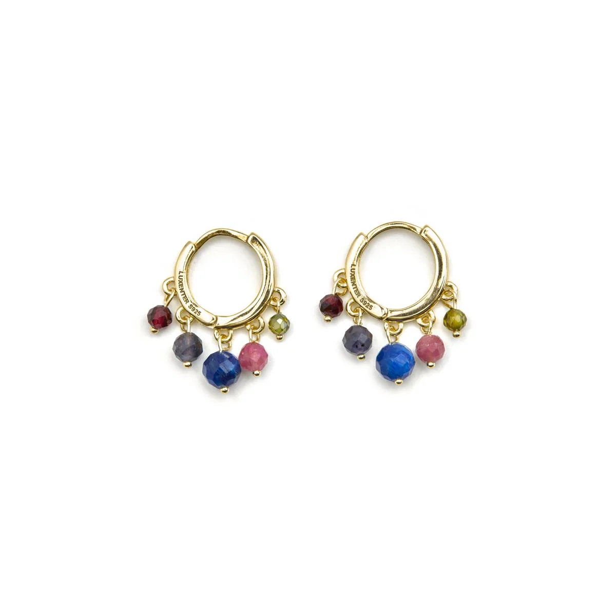 Pendientes Tefilo Plata de Ley 925 - Tefilo MULTICOLOR - Image 2