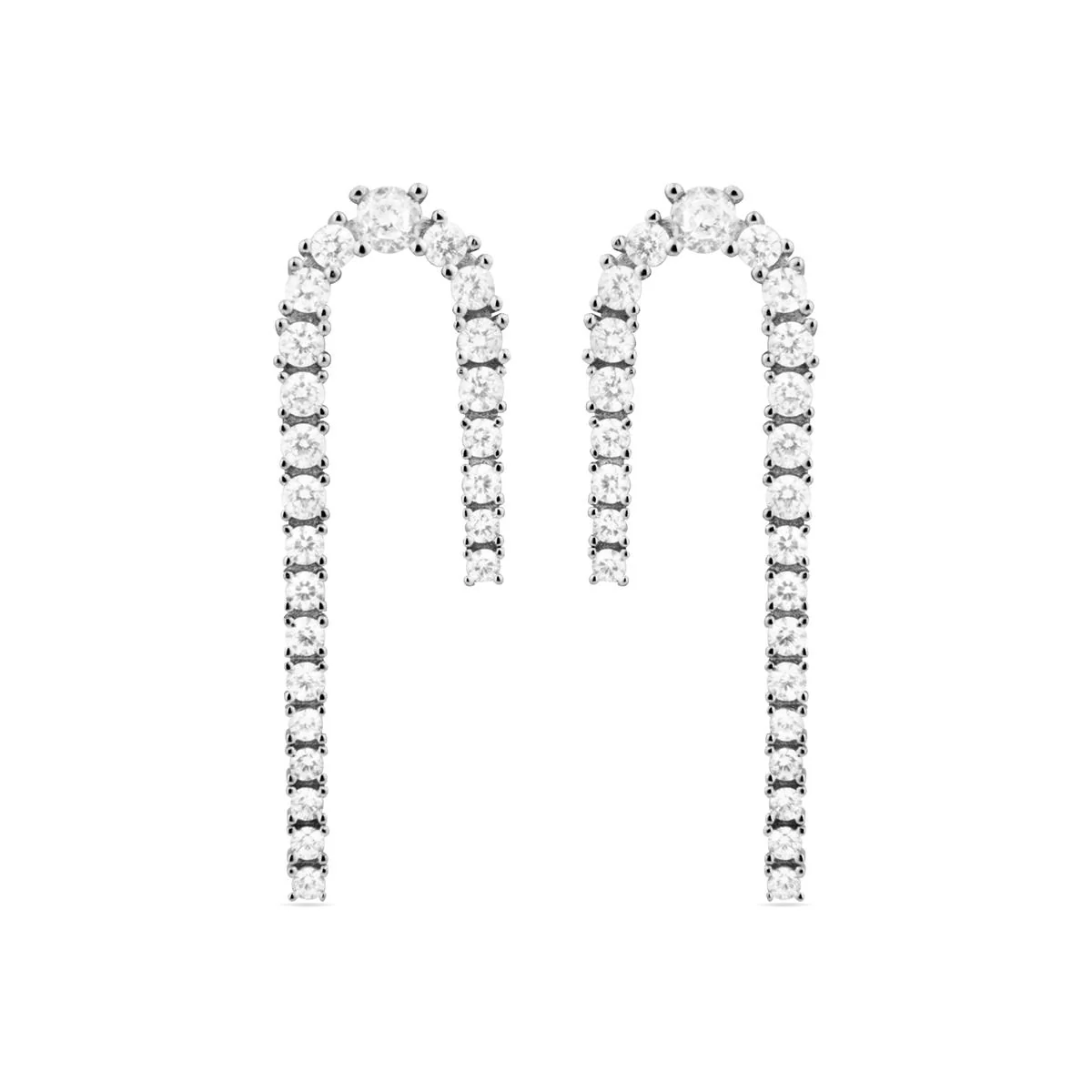 Pendientes Teoth Plata De Ley 925 - Teoth BLANCO