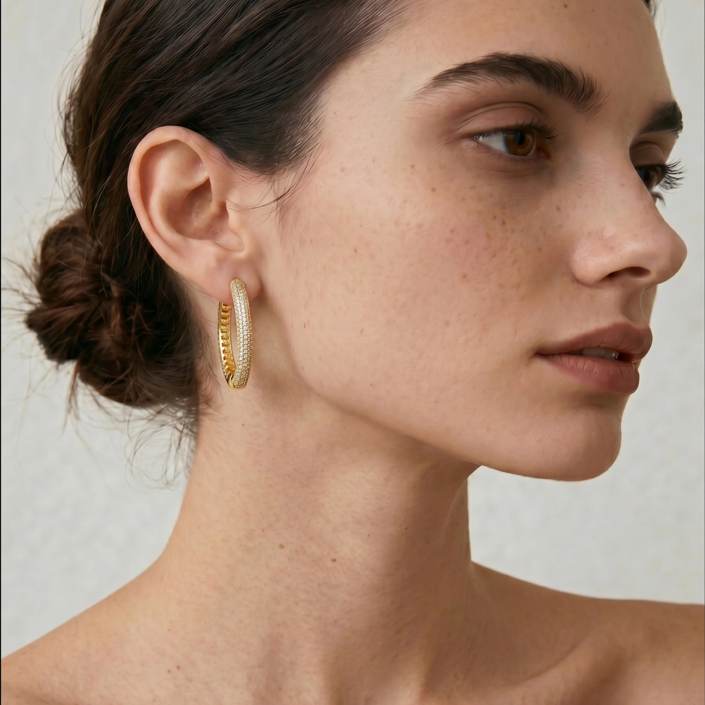 Pendientes Tezci acabado oro amarillo 18k - Tezci - Image 2