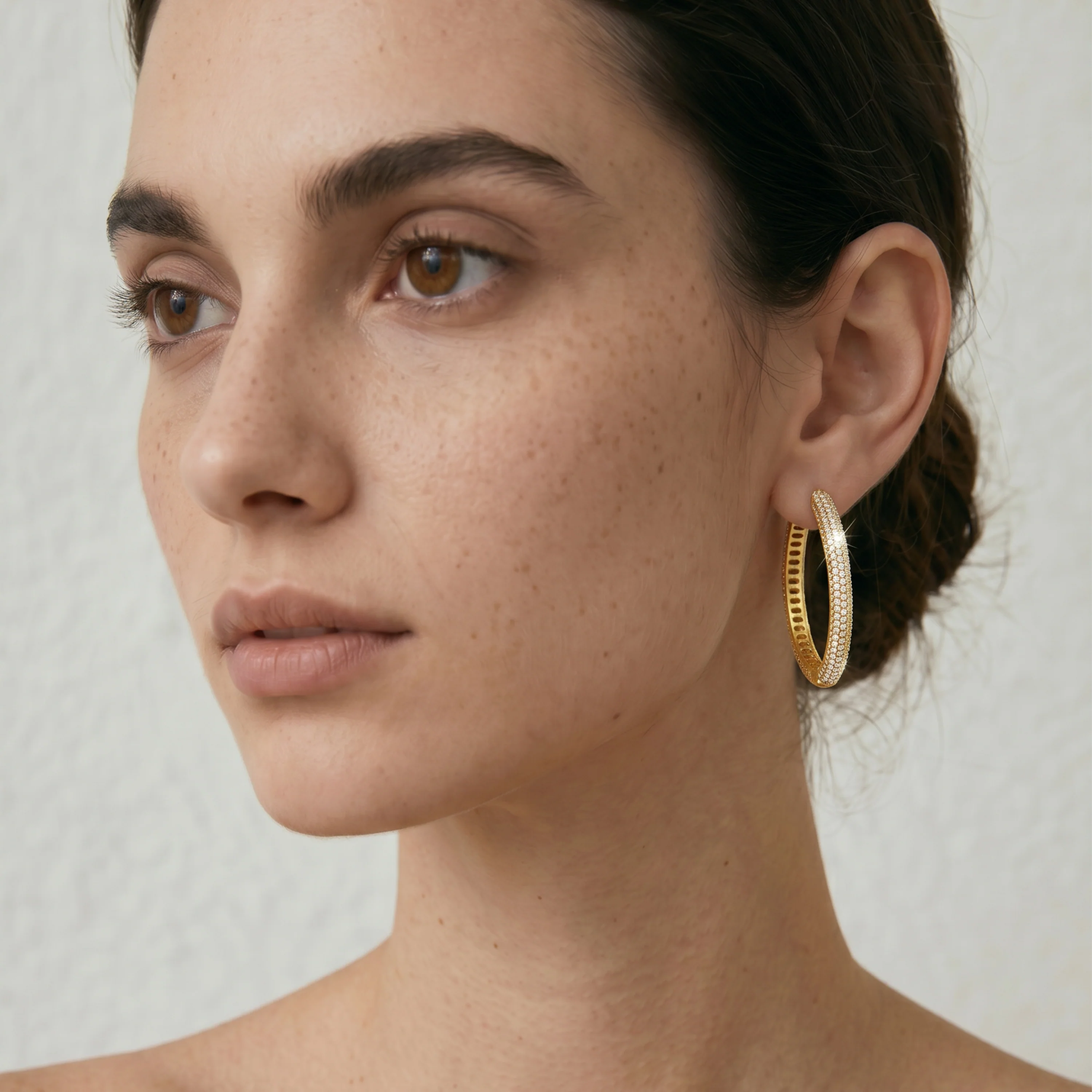 Pendientes Tezci acabado oro amarillo 18k - Tezci - Image 4