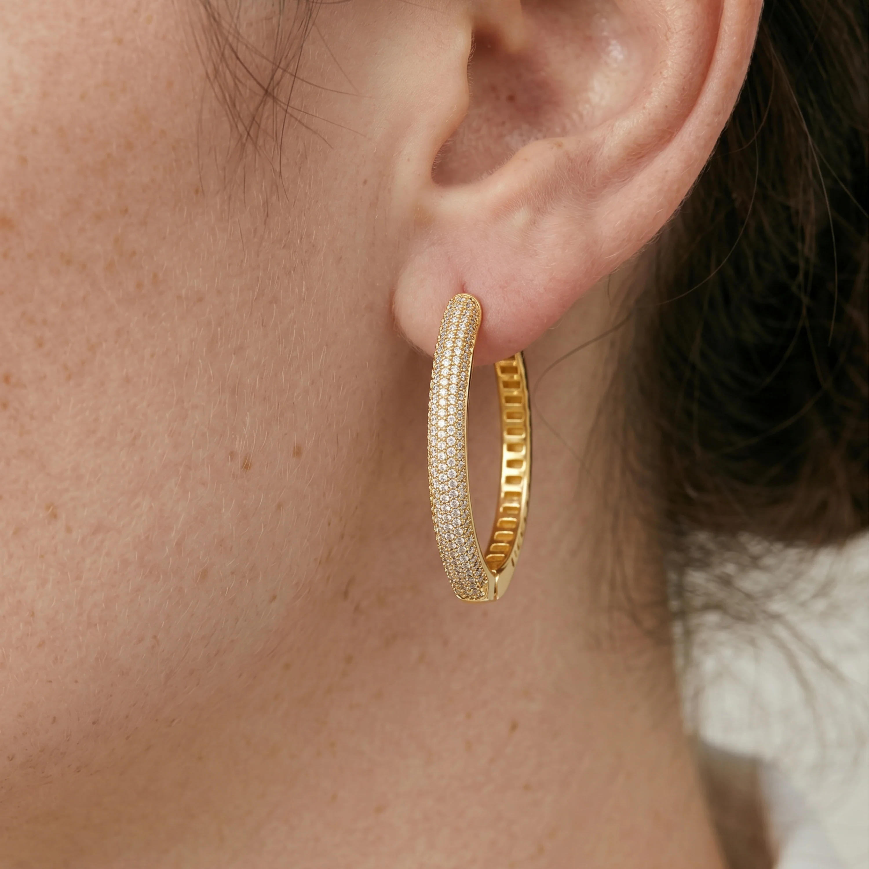 Pendientes Tezci acabado oro amarillo 18k - Tezci - Image 6