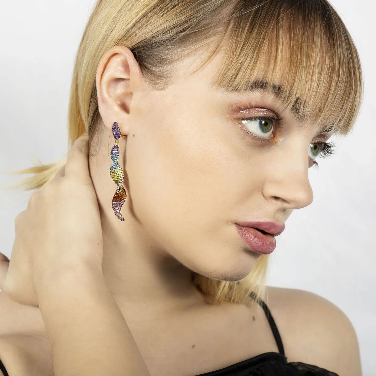 Pendientes Thaa Plata De Ley 925 - Thaa ROSA - Image 2