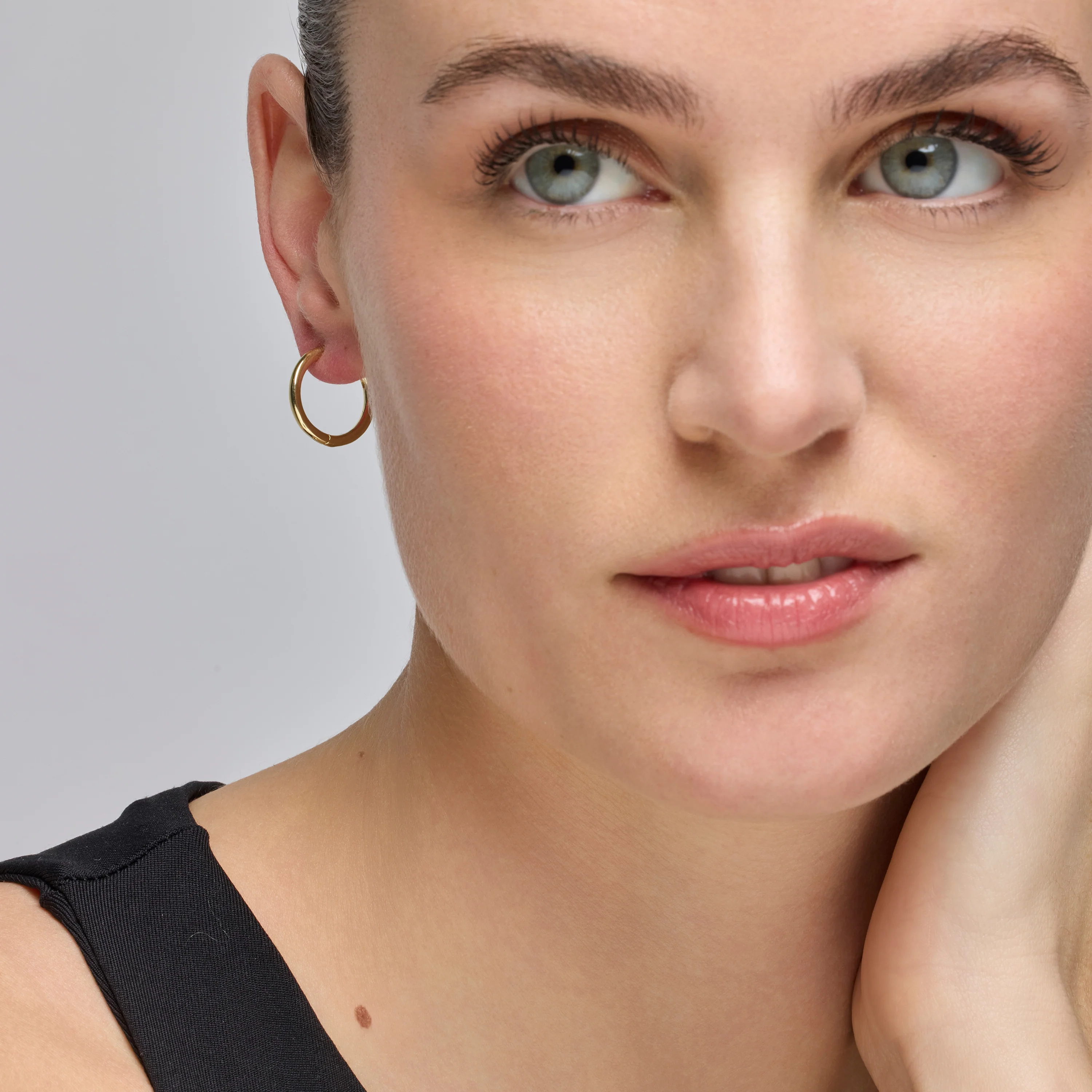 Pendientes acabado oro 18k - Thibu - Image 2