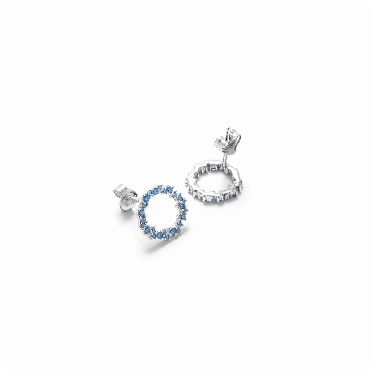 Pendientes Thilak Plata De Ley 925 - Thilak AZUL - Image 3