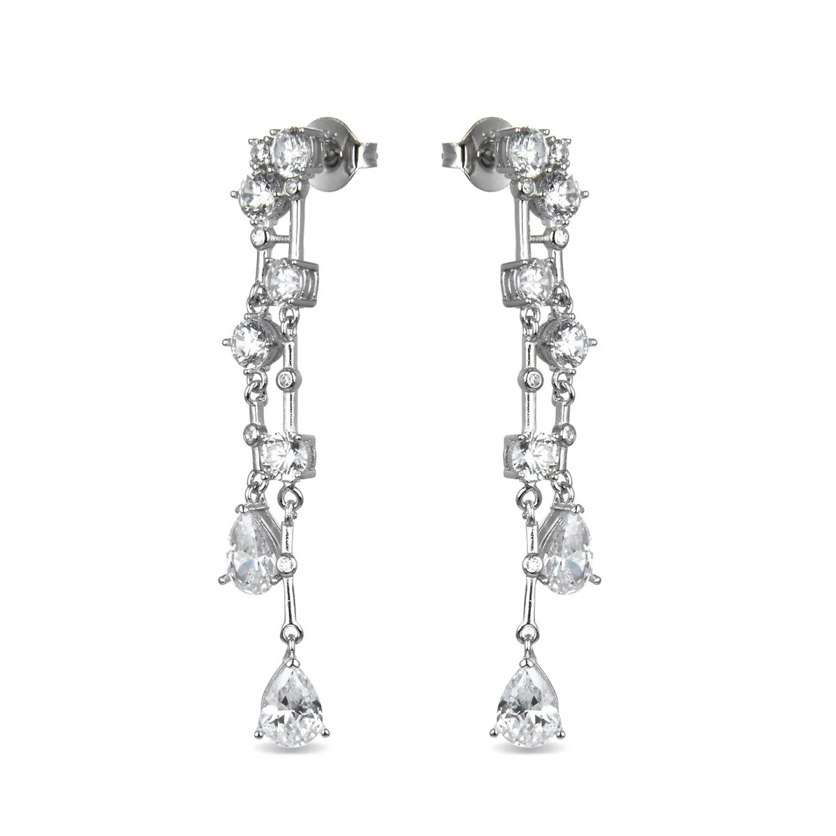 Pendientes Thorki Plata De Ley 925 - Thorki BLANCO - Image 2