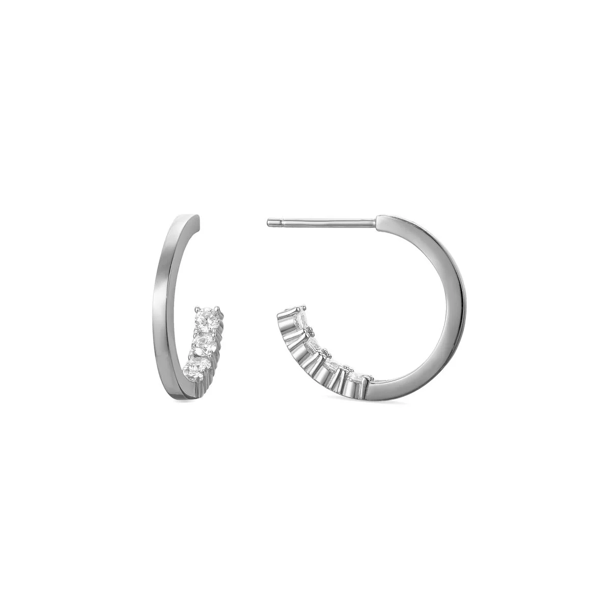 Pendientes Thu Plata De Ley 925 - Thu BLANCO