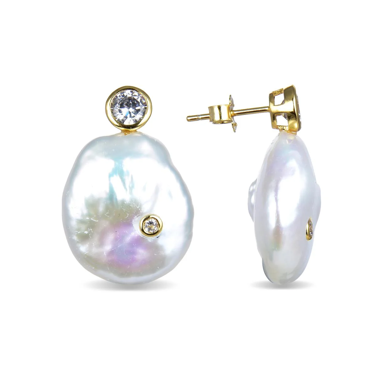 Pendientes Tianvi Plata De Ley 925 - Tianvi BLANCO