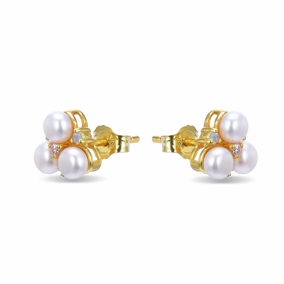 Pendientes Tibar Plata De Ley 925 - Tibar BLANCO - Image 2