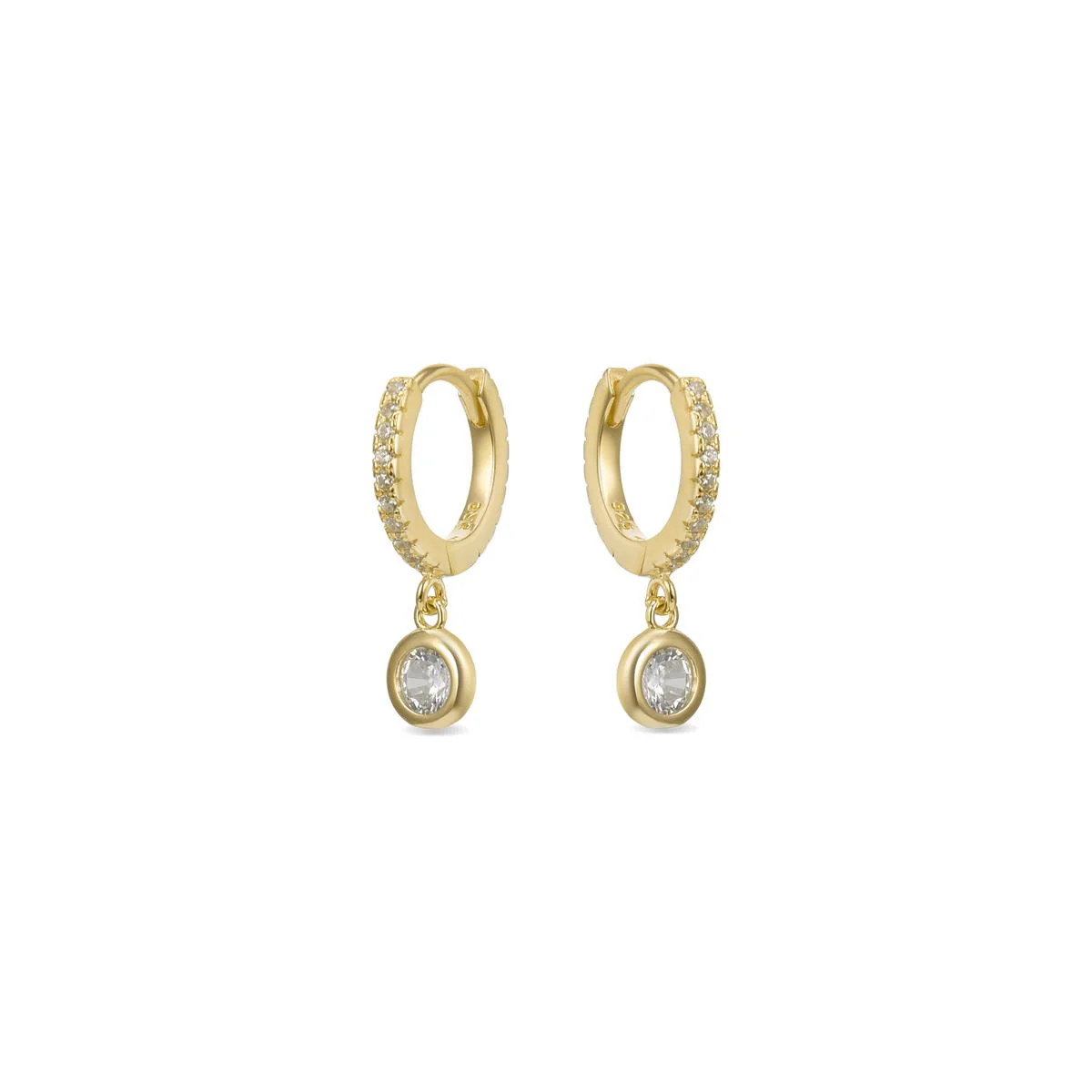 Pendientes Tikark Plata De Ley 925 - Tikark AMARILLO