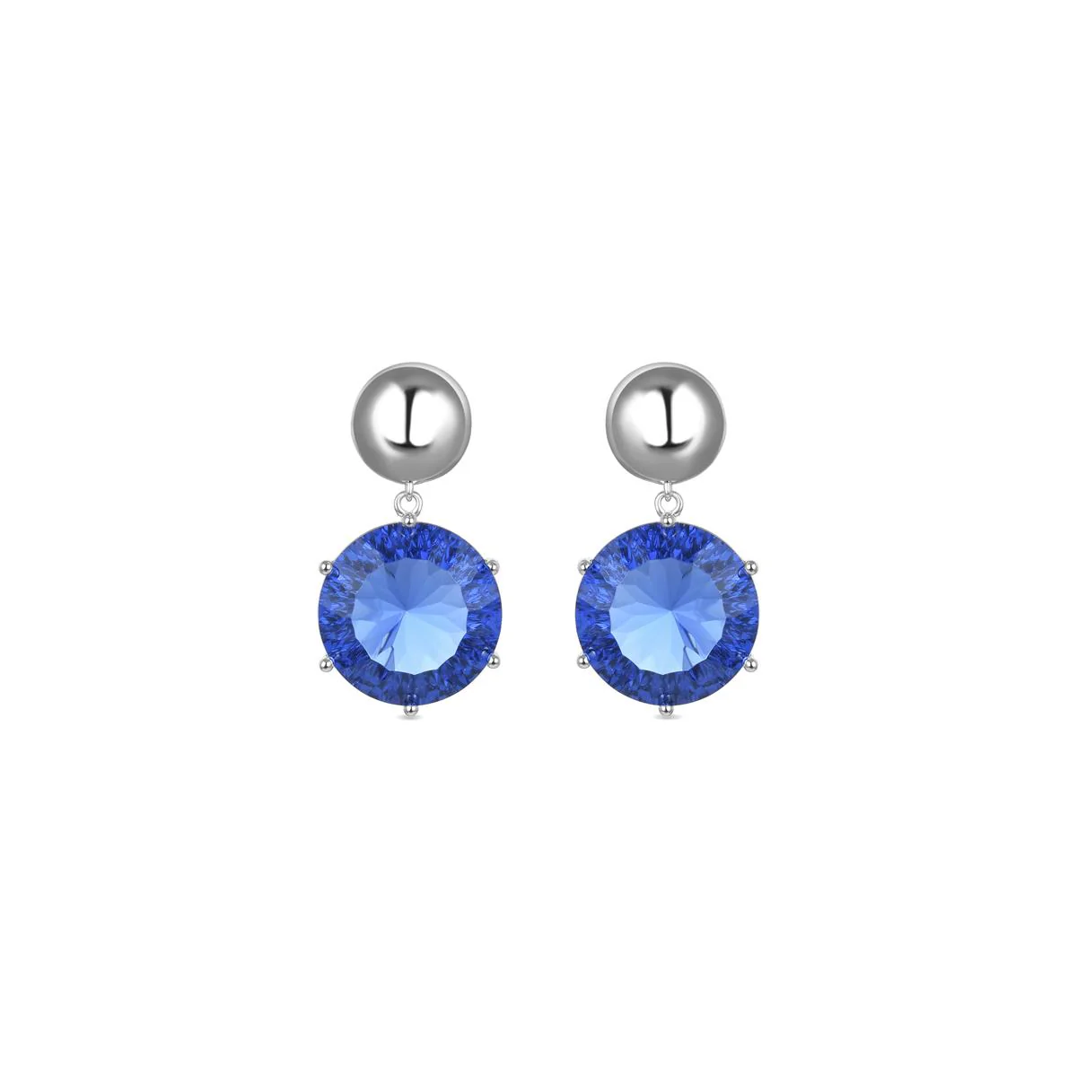 Pendientes Tiuth Plata De Ley 925 - Tiuth AZUL