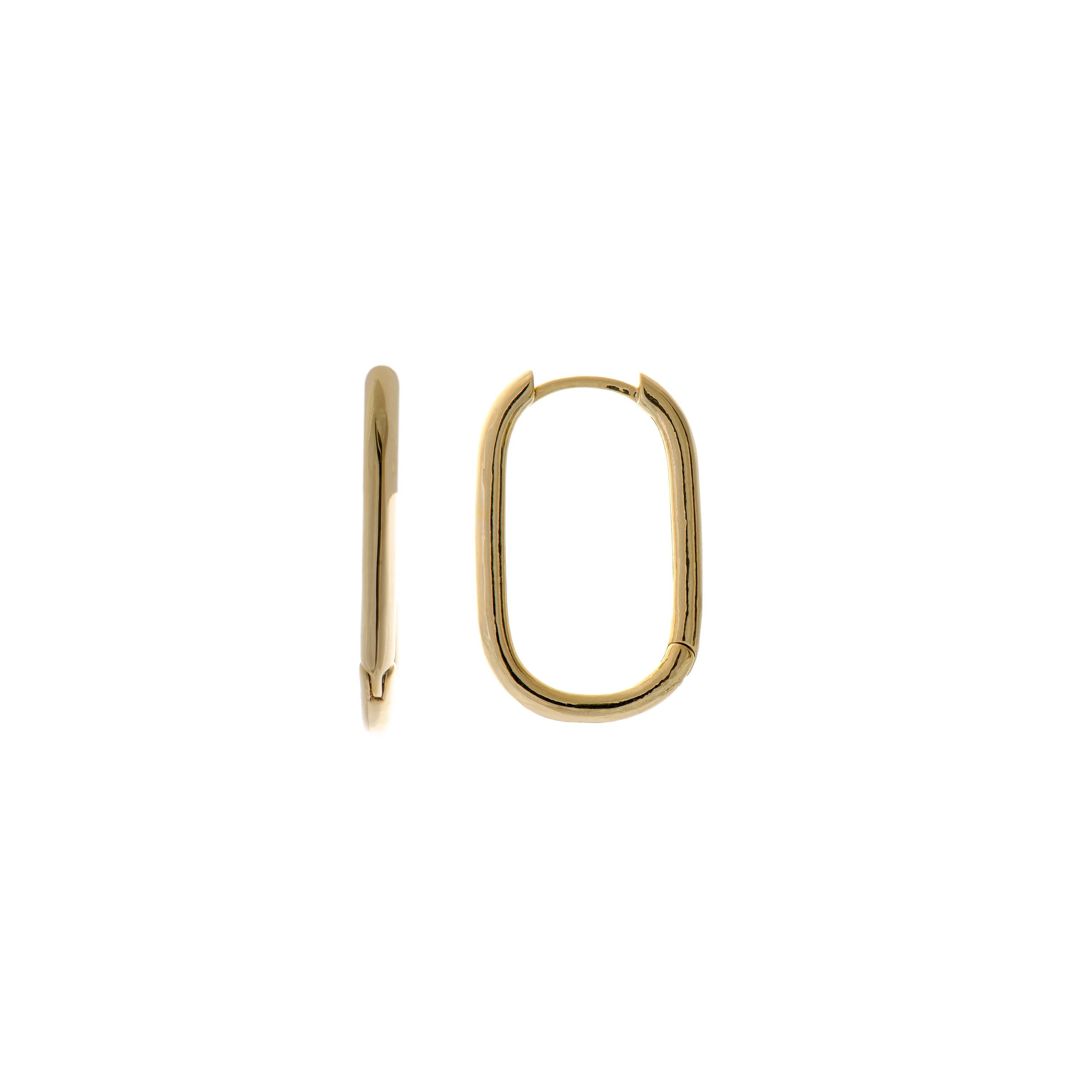 Pendientes acabados en oro amarillo 18K - Tosith