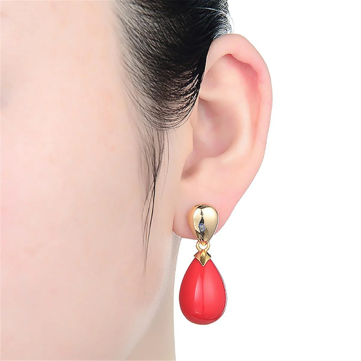 Pendientes Combinables Trecte Plata - Trecte ROJO - Image 2