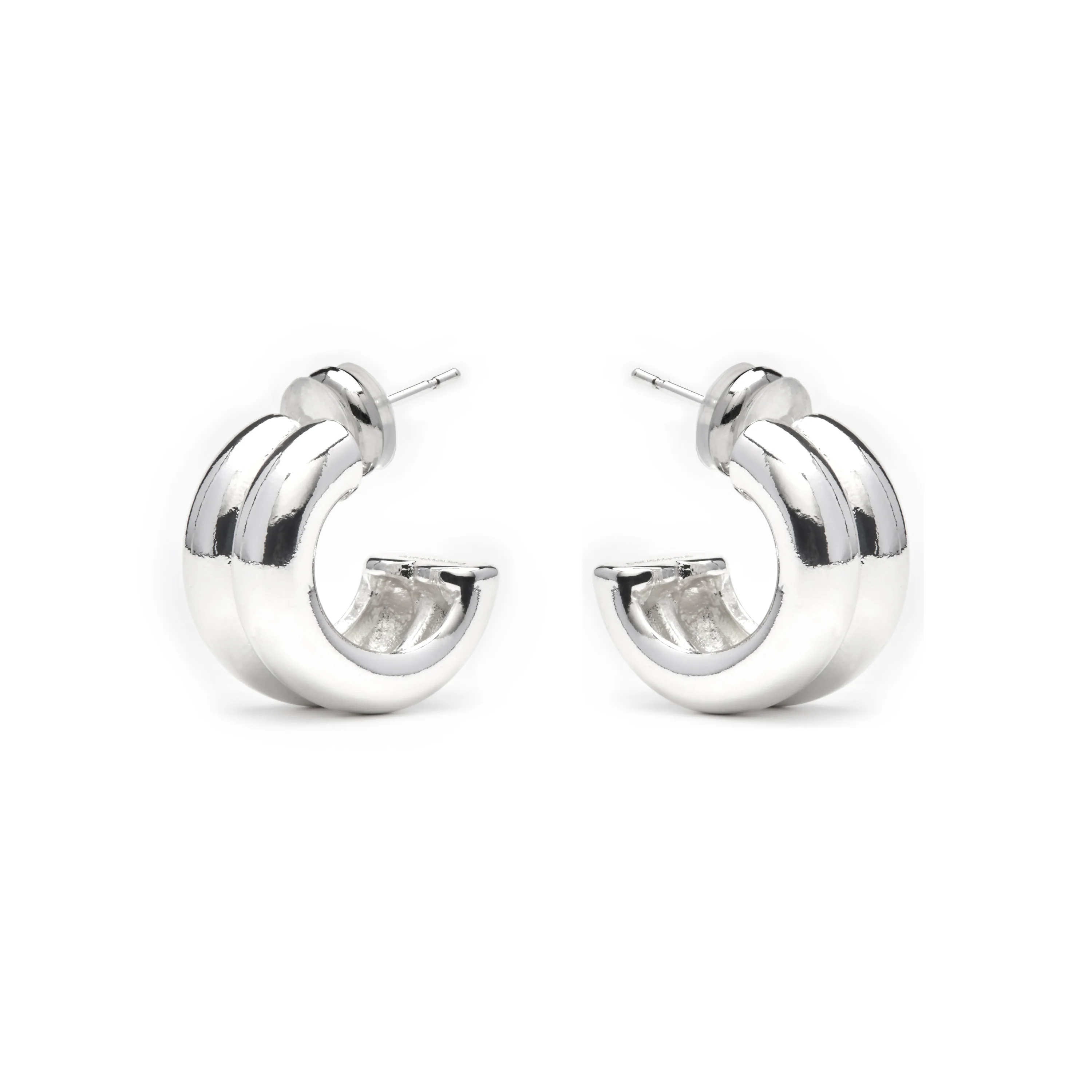 Pendientes acabado plata - Tudfu - Image 3