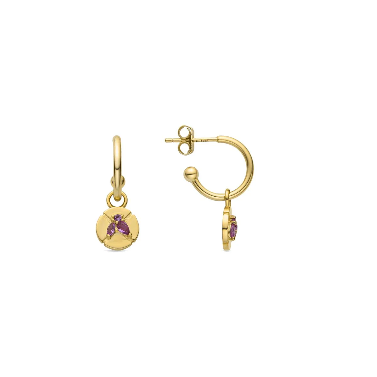 Pendientes Ufore Plata de Ley 925 - Ufore ROSA