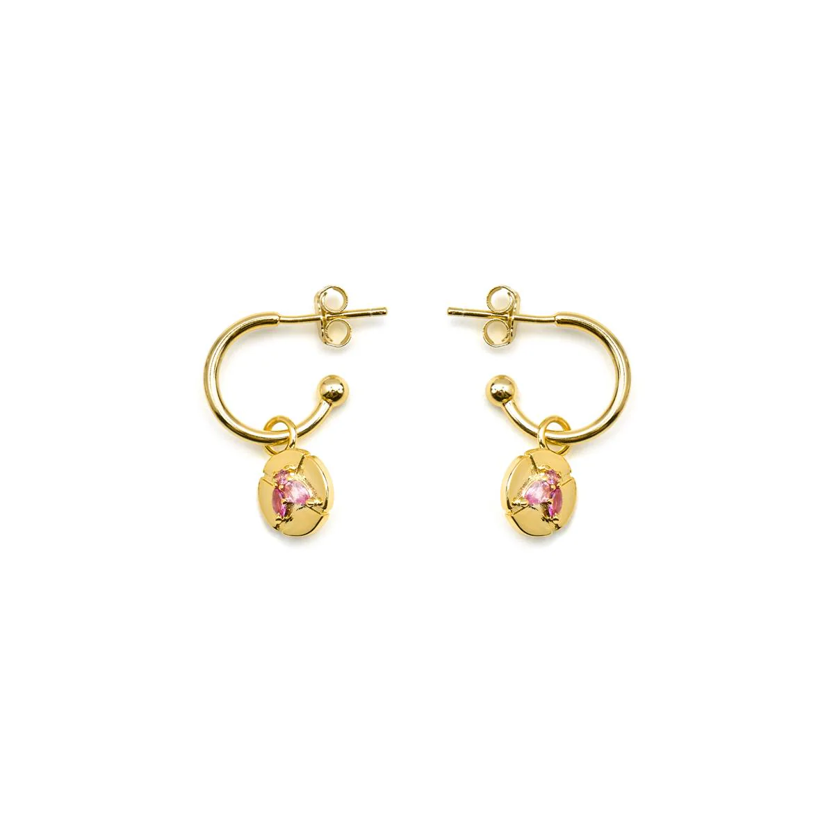 Pendientes Ufore Plata de Ley 925 - Ufore ROSA - Image 2