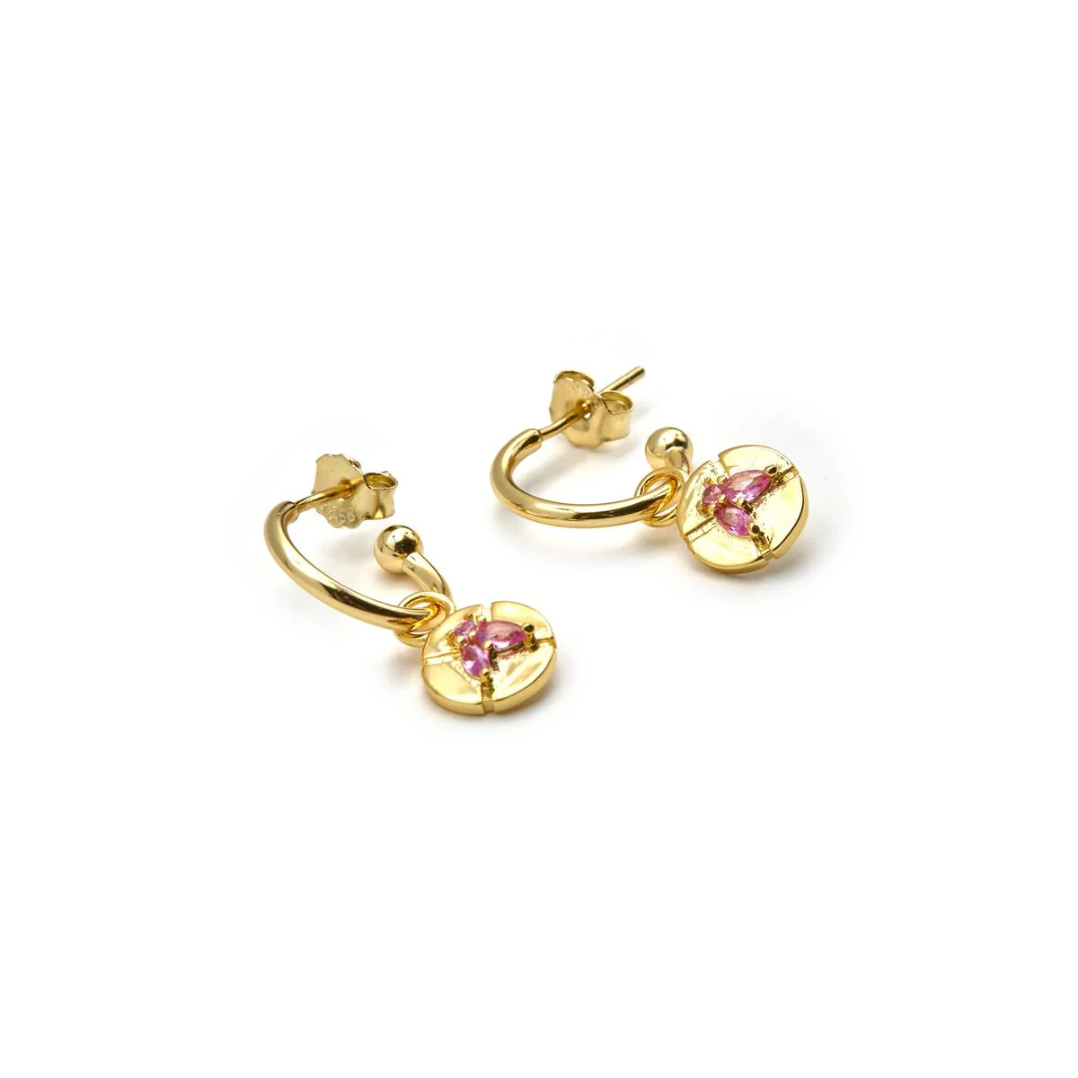 Pendientes Ufore Plata de Ley 925 - Ufore ROSA - Image 3