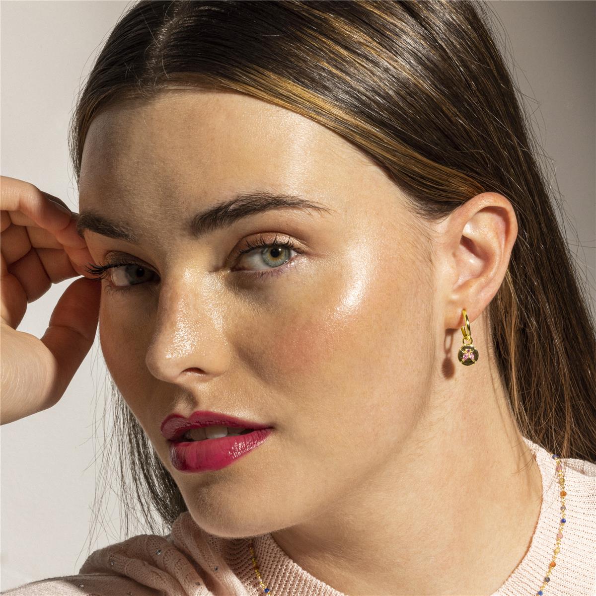 Pendientes Ufore Plata de Ley 925 - Ufore ROSA - Image 5