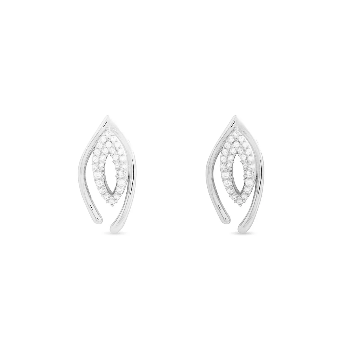 Pendientes Umlou Plata De Ley 925 - Umlou BLANCO