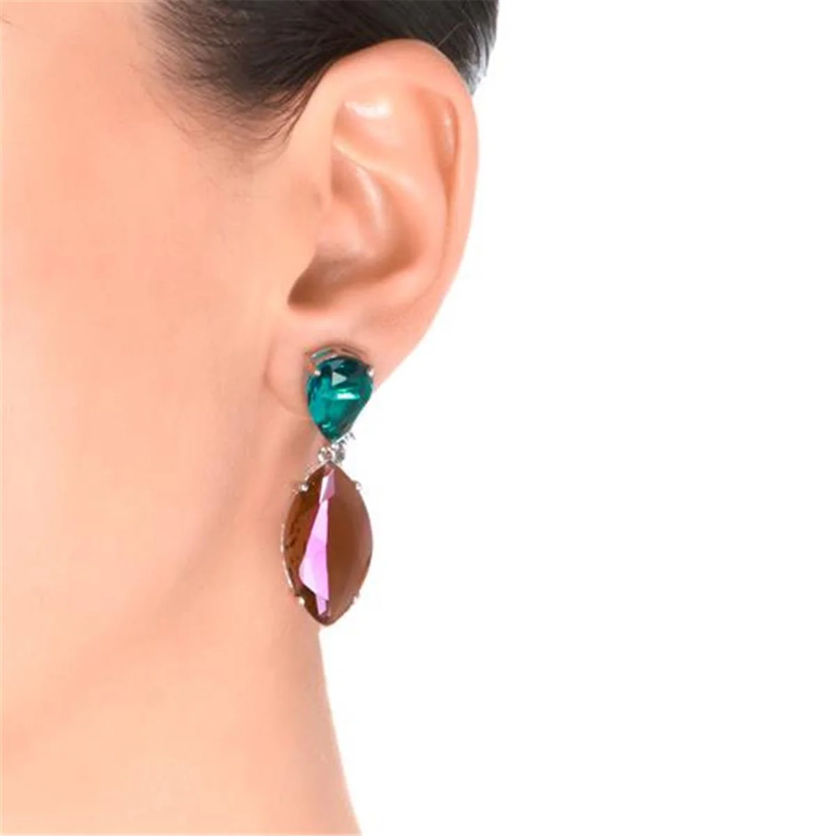 Pendientes Urex Plata De Ley 925 - Urex MULTICOLOR - Image 2