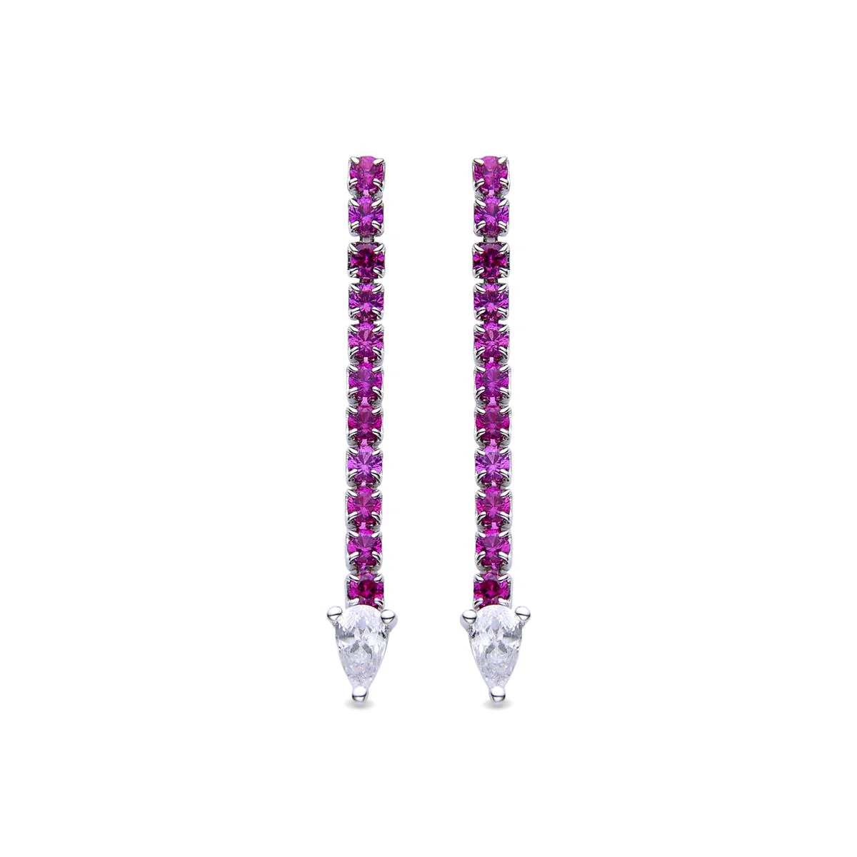 Pendientes Uri Plata De Ley 925 - Uri MULTICOLOR