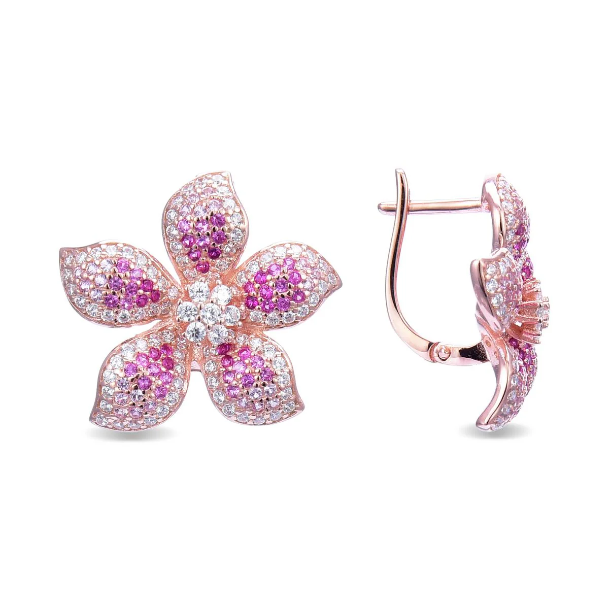 Pendientes Urwon Plata De Ley 925 - Urwon MULTICOLOR