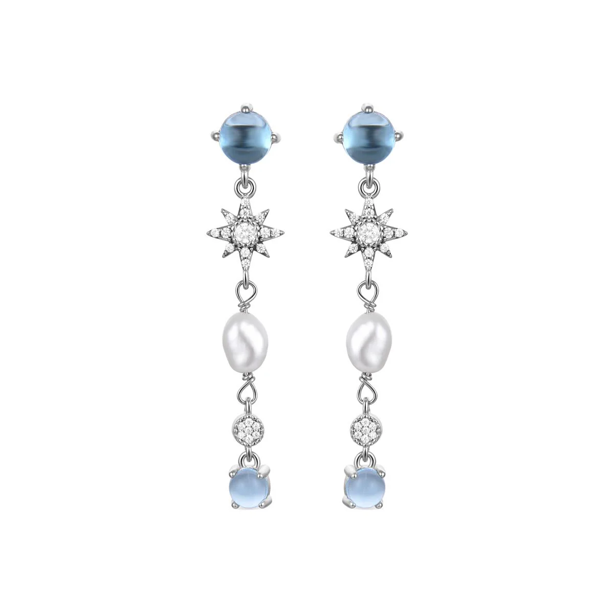 Pendientes Urza Plata De Ley 925 - Urza MULTICOLOR