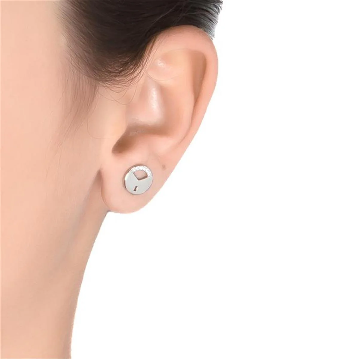 Pendientes Usawa Plata De Ley 925 - Usawa BLANCO - Image 2
