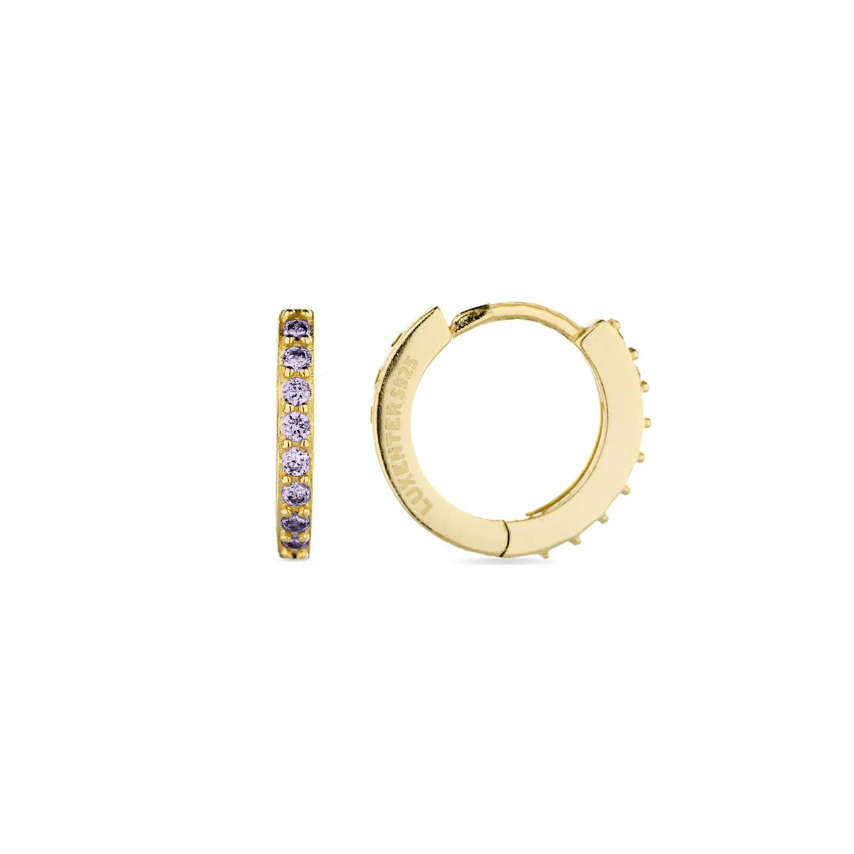 Pendientes Valarys Plata de Ley 925 - Valarys MORADO