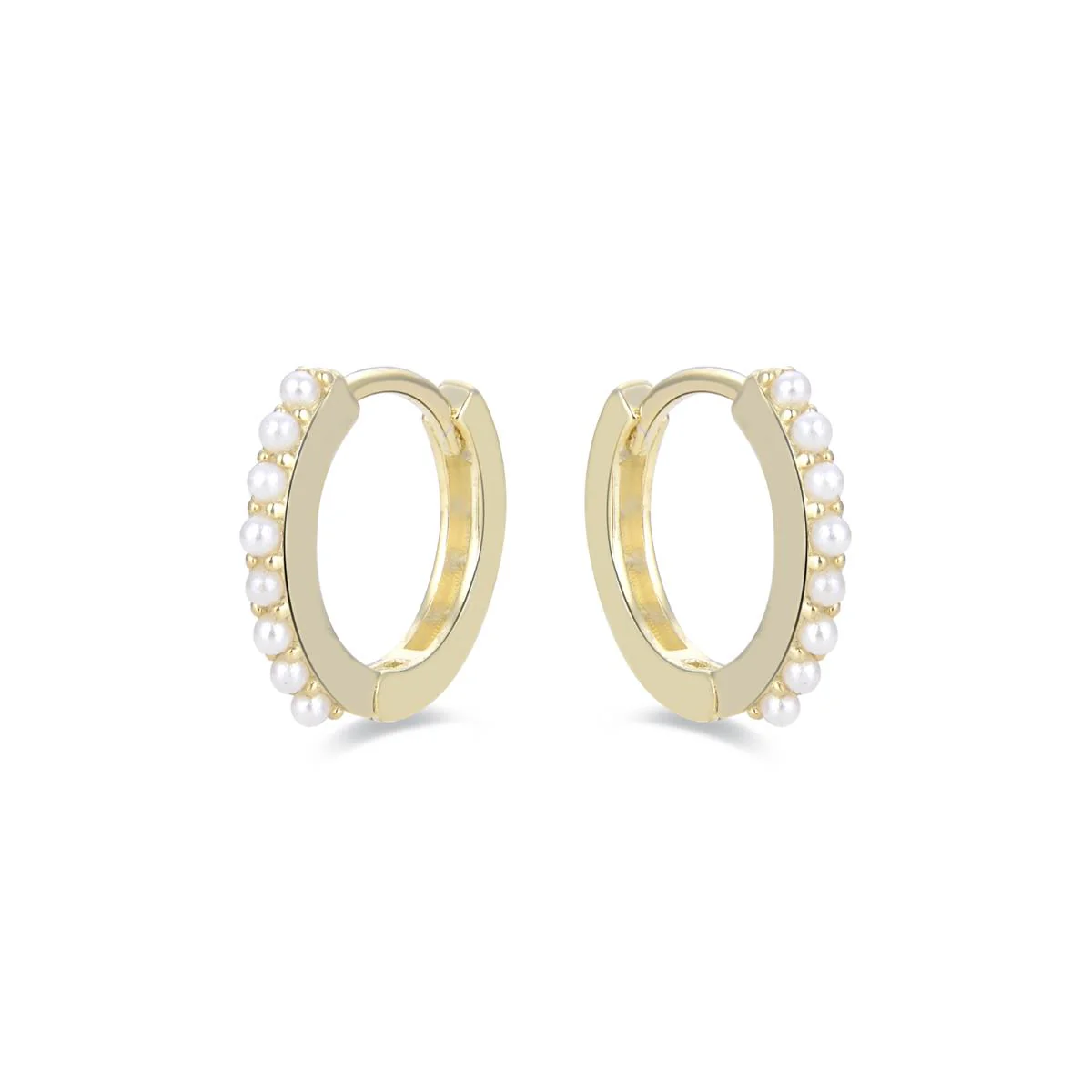 Pendientes Valarys Plata de Ley 925 -10mm - Valarys BLANCO - Image 2