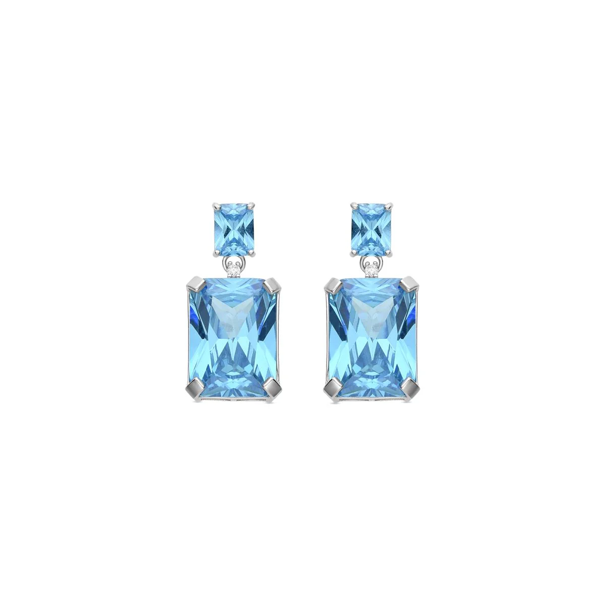 Pendientes Vallek Plata de Ley 925 - Vallek AZUL