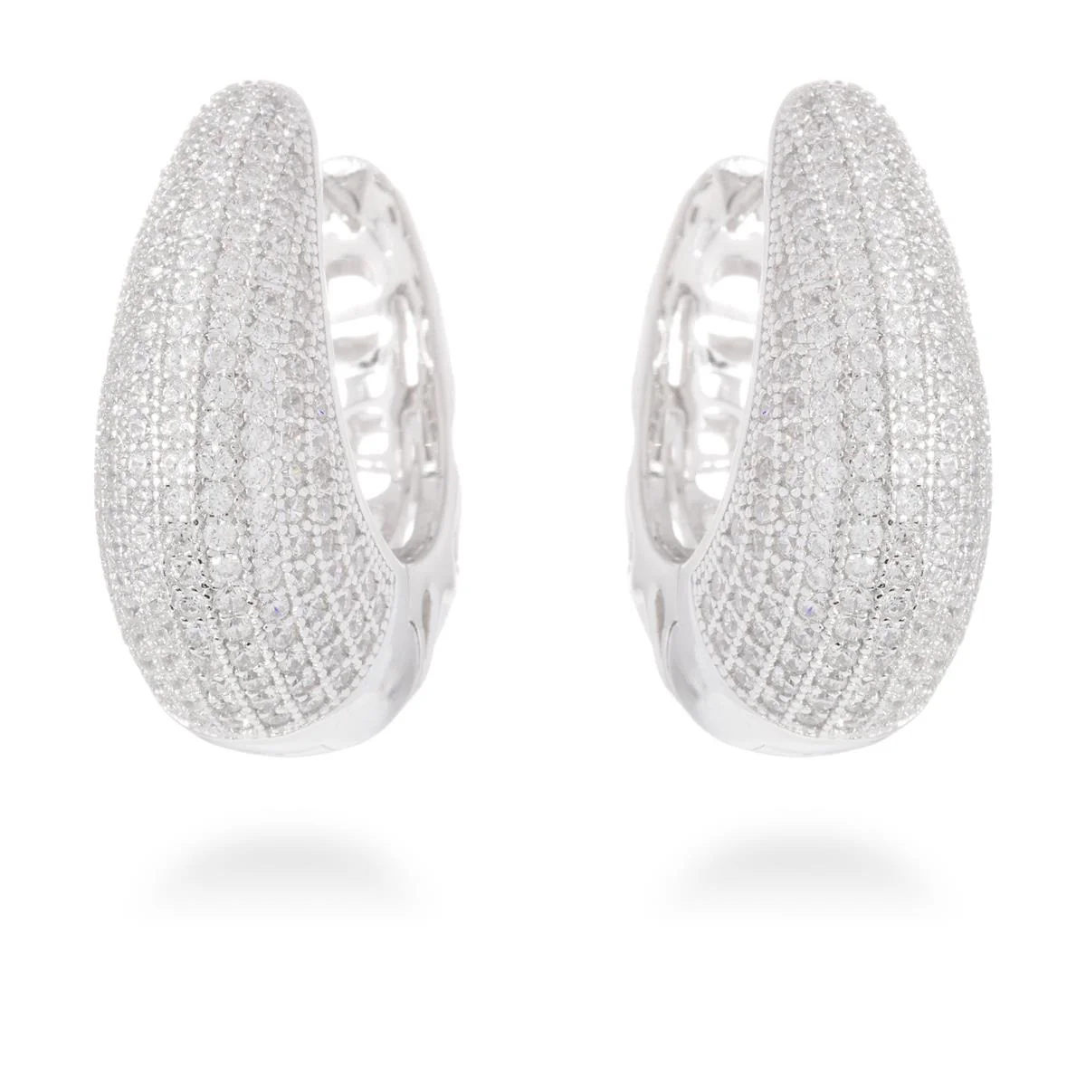 Pendientes Ventode Plata De Ley 925 - Ventode BLANCO