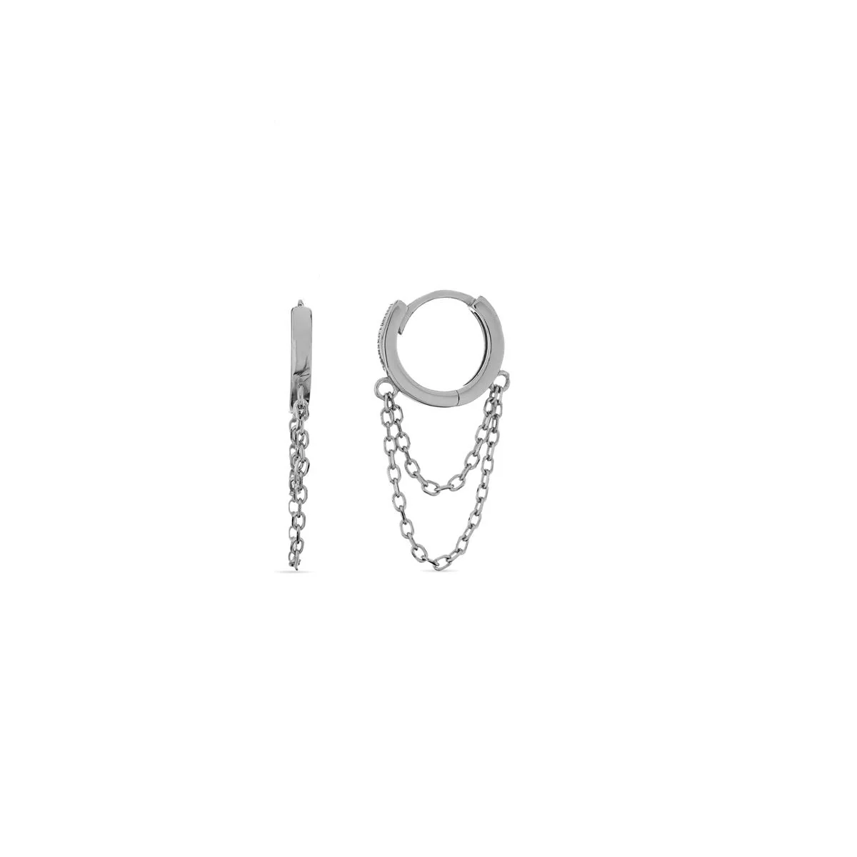 Pendientes Vesya Plata de Ley 925 - Vesya GRIS