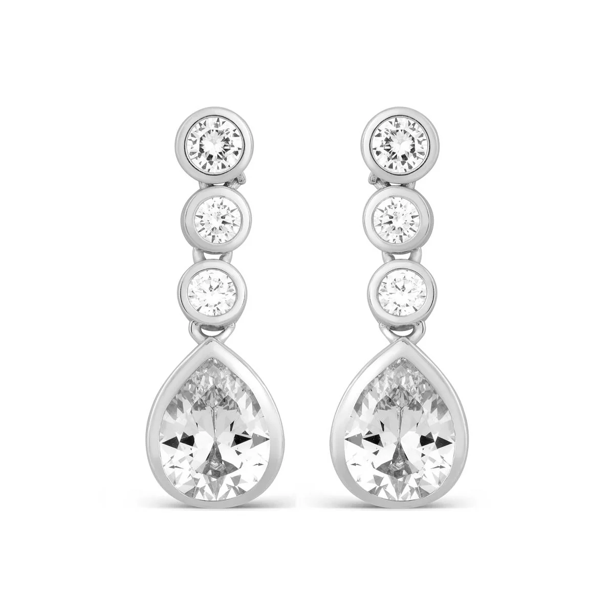 Pendientes Vianath Plata De Ley 925 - Vianath BLANCO