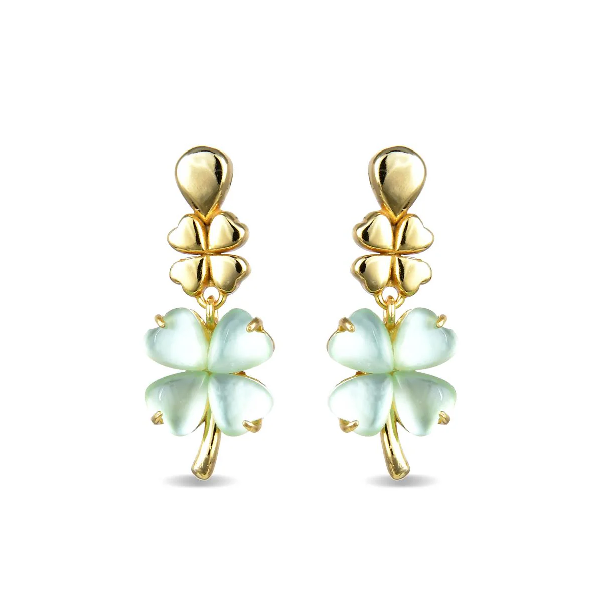 Pendientes Vilhu Plata De Ley 925 - Vilhu VERDE