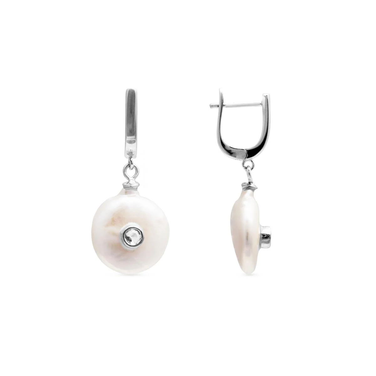 Pendientes Villei Plata De Ley 925 - Villei BLANCO